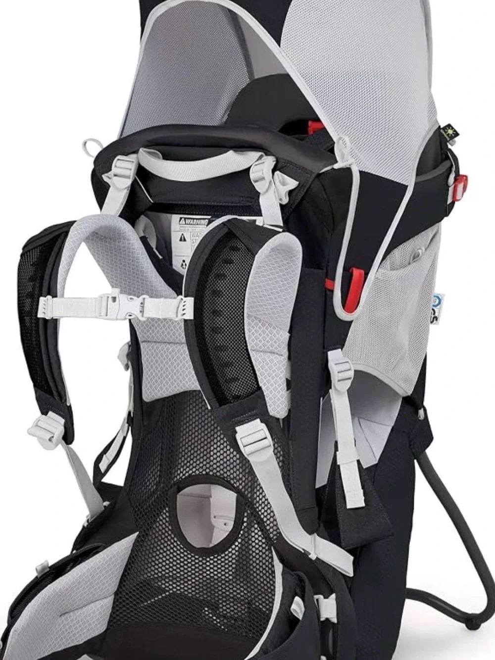 OSPREY Poco Black and Gray Child Carrier Backpack / like new